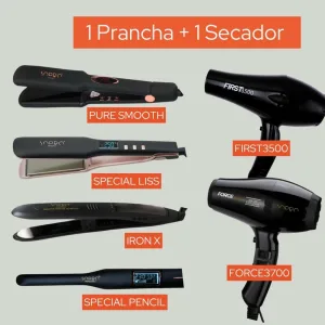 Campanha 1 prancha + 1 secador